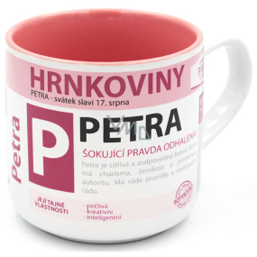 Nekupto Hrnkoviny Hrnček s menom Petra 0,4 litra