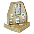 Yankee Candle Clean Cotton - Čistá bavlna vonná sviečka Classic malá sklo 1 x 104 g + vonná sviečka votívny 2 x 49 g + vonný vosk do aromalampy 2 x 22 g gélová vonná visačka do auta 1 x 30 g vianočné darčeková sada