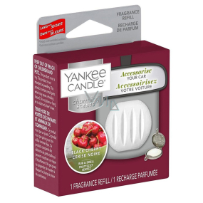 Yankee Candle Black Cherry - Zrelé čerešne náplň vône do auta Charming Scents 30 g