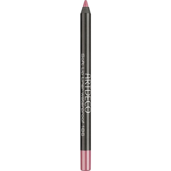 Artdeco Soft Lip Liner Waterproof vodeodolná kontúrovacia ceruzka na pery 186 Shy Rose 1,2 g