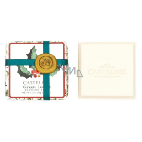 Castelbel Green Leaves - Vianočné listy toaletné mydlo 2 x 150 g, kozmetická sada