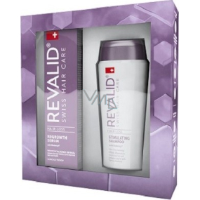 Revalid Hair Loss Regrowth Hair Growth Restoring Serum 50 ml + Stimulating Shampoo Šampón na posilnenie vlasov 75 ml, kozmetická sada Promo 2020