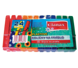 Clanax Štipce na prádlo plastové 24 kusov