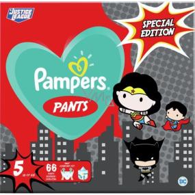 Pampers Pants Special Edition veľkosť 5, 12 - 17 kg plienkové nohavičky 66 kusov krabica