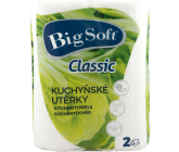 Big Soft Classic 2-vrstvové kuchynské papierové utierky, 2× 51 útržkov, 2 role