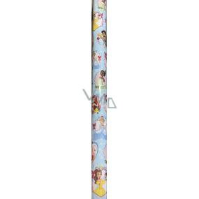 Nekupto Darčekový baliaci papier 70 x 200 cm Disney Princezné svetlomodrá
