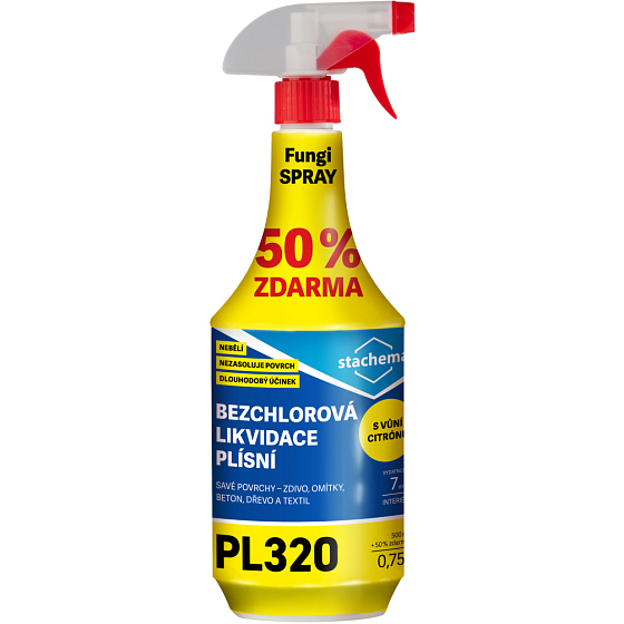 Stachema Fungispray citrón bezchlorový dezinfekčný prípravok, 500 ml