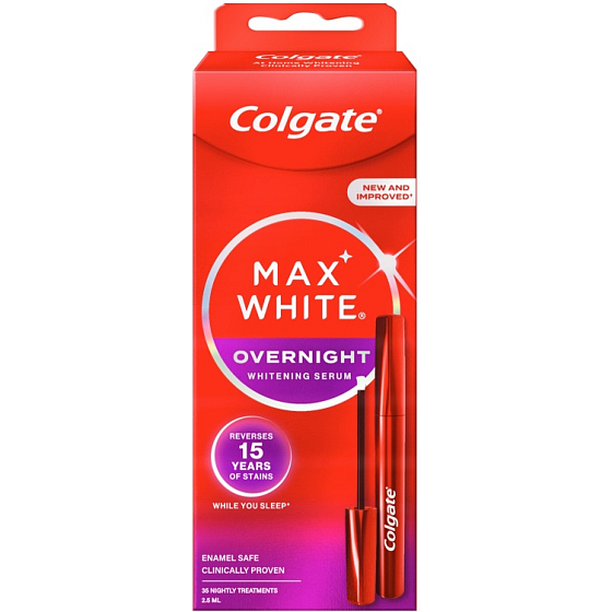 Colgate Max White Overnight pero na bielenie zubov 2,5 ml