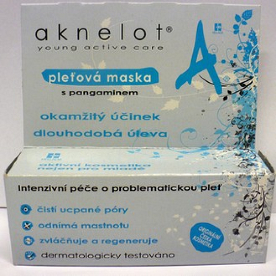 Aknelot S Pangaminom pleťová maska 35 ml