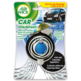 Air Wick Car Filter & Fresh Vôňa nového auta a sviežosť oceánu osviežovač 3 ml