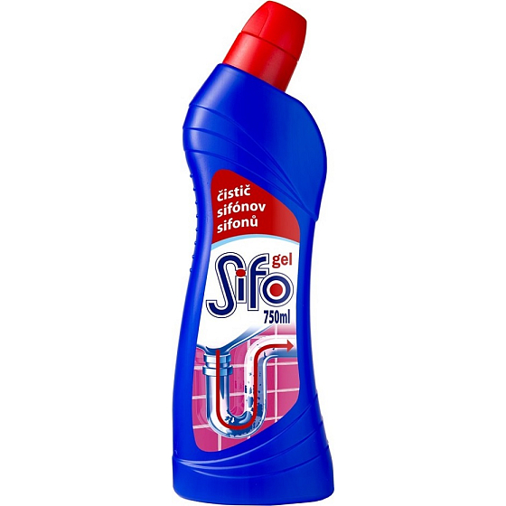 Sifo Čistič sifónov, odpadov, potrubia gél 750 ml