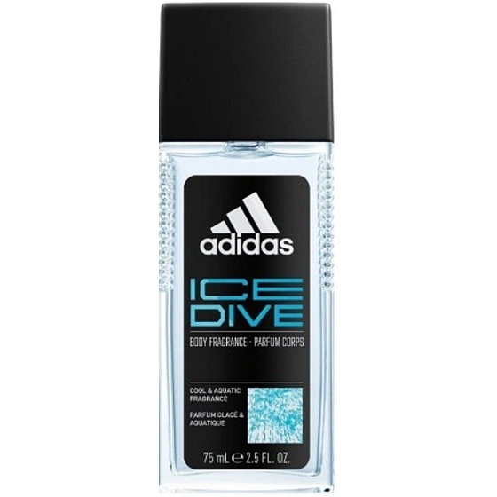 Adidas Ice Dive parfumovaný dezodorant sklo pre mužov 75 ml