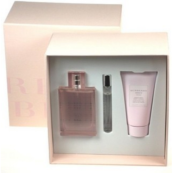 Burberry Brit Sheer toaletná voda 50 ml + telové mlieko 50 ml + toaletná voda 7,5 ml, darčeková sada pre ženy