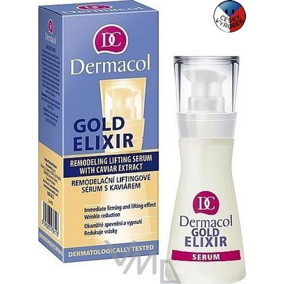 Dermacol Gold Elixir Remodelačné liftingové sérum s kaviárom 30 ml