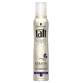 Taft Keratin Complete Mousse extra silná fixácia penové tužidlo 200 ml