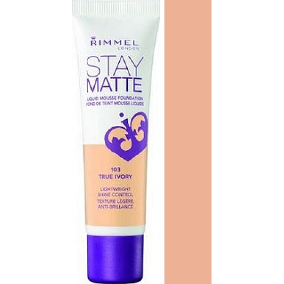 Rimmel London Stay Matte Liquid Mousse make-up 103 True Ivory 30 ml