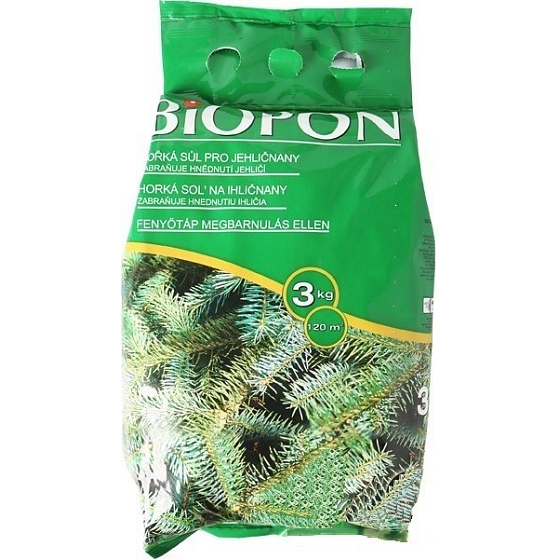 Bopon Ihličnany, Horká soľ proti hnednutie ihličie hnojivo 3 kg