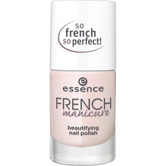 Essence French Manicure Beautifying Nail Polish lak na nechty 02 Frenchs Are Forever 10 ml