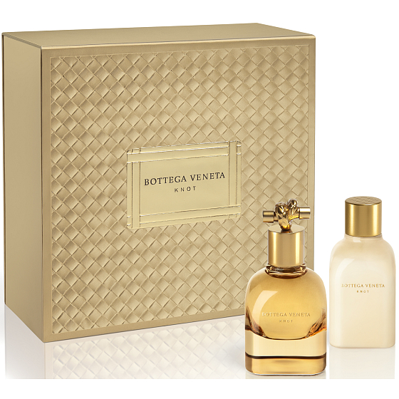 Bottega Veneta Knôt toaletná voda 50 ml + telové mlieko 100 ml, pre ženy darčeková sada