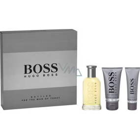 Hugo Boss Boss No.6 fliaš toaletnej vody pre mužov 100 ml + balzam po holení 75 ml + sprchový gél 50 ml, darčeková sada