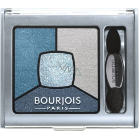 Bourjois Smoky Stories Quad Eyeshadow Palette očné tiene 11 E Blue Issant 3,2 g