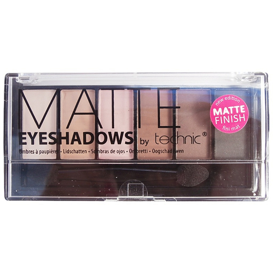 Technic Colour Matte očné tiene 6's Nudes 24509