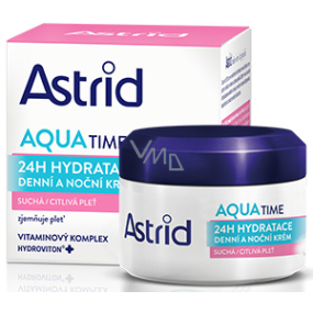 Astrid Aqua Time denný a nočný krém pre suchú a citlivú pleť 50 ml