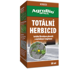 AgroBio Totálny herbicíd na hubenie burín, drevín, starých trávnikov 50 ml