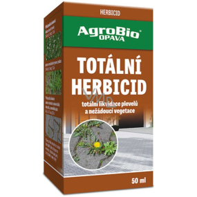 AgroBio Totálny herbicíd na hubenie burín, drevín, starých trávnikov 50 ml