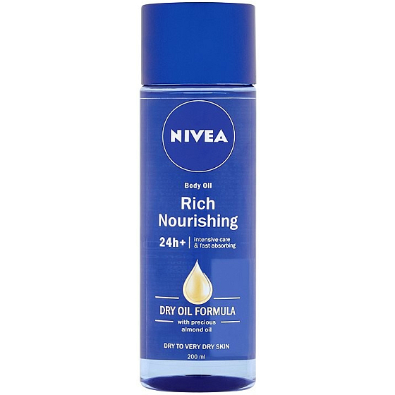 Nivea Body Oil Rich Nourishing výživný telový olej 200 ml