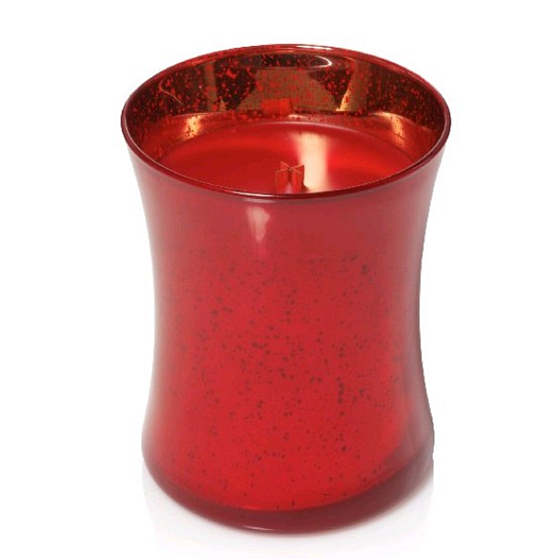 Woodwick Pomegranate - Granátové jablko vonná sviečka s dreveným knôtom a viečkom sklo stredné 275 g Festina Joy limited 2018