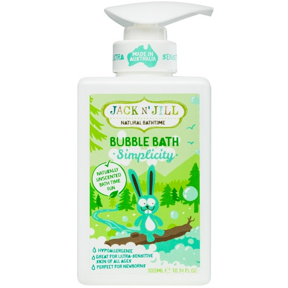 Jack N Jill BIO Simplicity Jednoduchosť pena do kúpeľa pre deti dávkovač 300 ml
