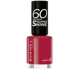 Rimmel London 60 Seconds Super Shine lak na nechty 313 Feisty Red 8 ml