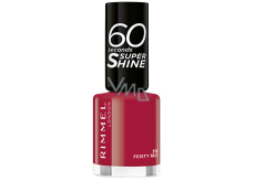 Rimmel London 60 Seconds Super Shine lak na nechty 313 Feisty Red 8 ml