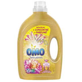 Omo Sensations Essence od Fleurs d Orient Orientálna kvety univerzálny gél na pranie 40 dávok 2 l