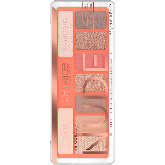 Catrice The Coral Nude Collection Eyeshadow Palette paleta očných tieňov 010 Peach Passion 9,5 g