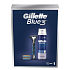 Gillette Sensor3 holiaci strojček + náhradné hlavice 4 kusy + Series pena na holenie 250 ml, kozmetická sada pre mužov