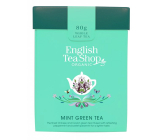 English Tea Shop Bio Zelený čaj s mätou sypaný 80 g + drevená odmerka so sponou