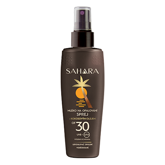 Astrid Sahara OF30 mlieko na opaľovanie s kokosovým olejom sprej 150 ml