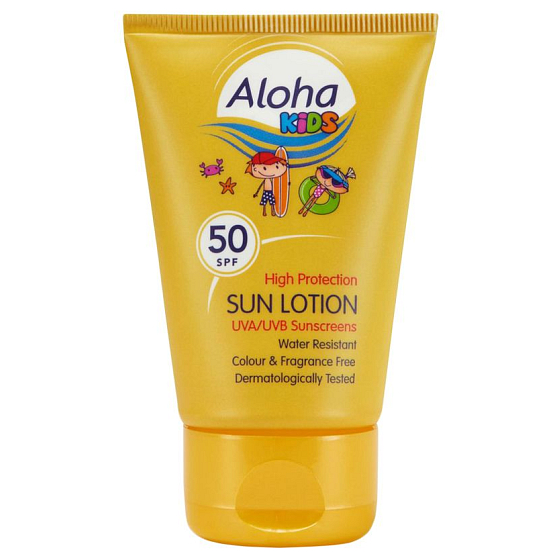 Aloha Kids SPF50 krém na opaľovanie pre deti 50 ml