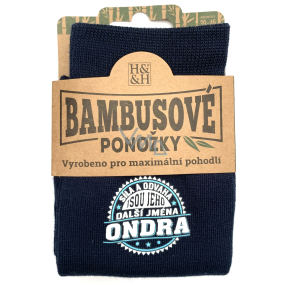 Albi Bambusové ponožky Ondra, veľkosť 39 - 46