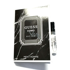 Guess Uomo Men toaletná voda pre mužov 2 ml s rozprašovačom, fľaštička