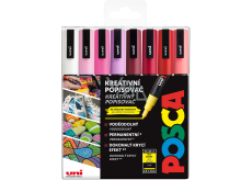 Posca Univerzálna sada akrylových fixiek 0,9 - 1,3 mm Love mix teplých tónov 8 kusov PC-3M