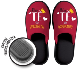 Nekupto Slipper shop Darčekové papuče veľkosť 39-40 I love you always perfect 1 kus