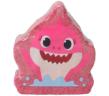 Pinkfong Baby Shark ružová a červená šumivá bomba do kúpeľa 140 g