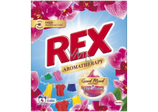 Rex Aromatherapy Color Orchid prací prášok na farebnú bielizeň 4 dávky 260 g