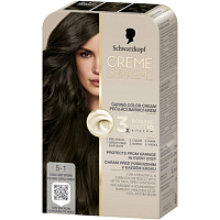 Schwarzkopf Creme Supreme farba na vlasy 5-1 chladná svetlá hnedá 60 ml