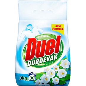 Duel prací prášok Durdevak, 30 dávok, 3 kg