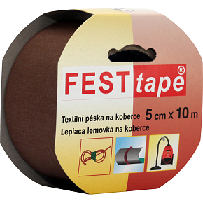 Festtape Lemovka kobercová páska hnedá 50 mm × 10 m Festtape Lemovka kobercová páska hnedá 50 mm × 10 m