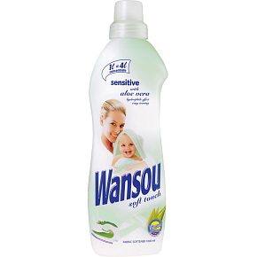 Wansou Sensitive, aviváž koncentrovaná, 40 dávok prania, 1 l